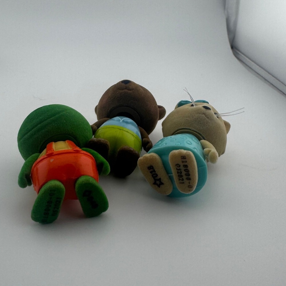Lil Woodzeez Animal Figurine Lot Owls Elephants Frog Bear Cat 10pc - Picture 8 of 8